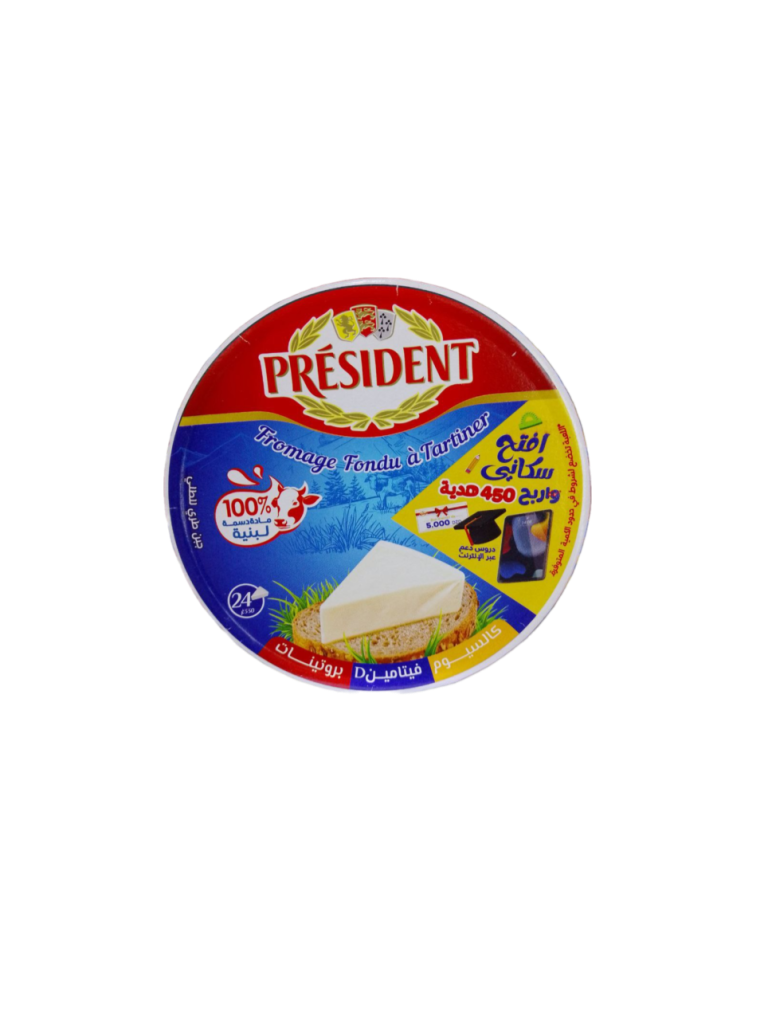 جبن طري للطلي _ PRÉSIDENT 24 pièces
