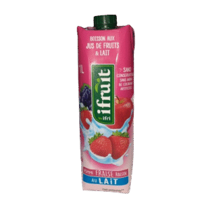 Ifruit Jus au lait Pomme Fraise Raisin 1L