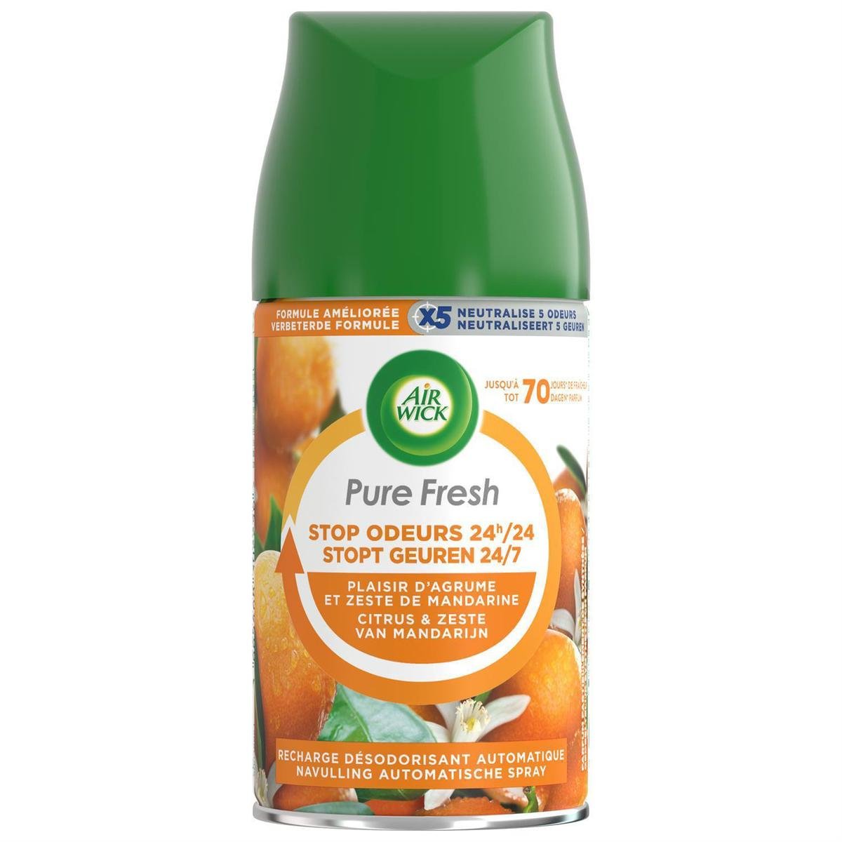 Air wick Pure Fresh Plaisir Mandarine 250 ML