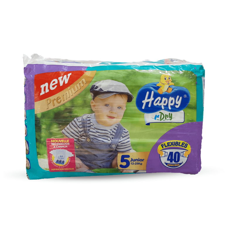 Happy Dry N5 12-25 KG (40 Pièces)