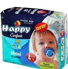 Happy Confort N4 8-18KG (25 Pièces)