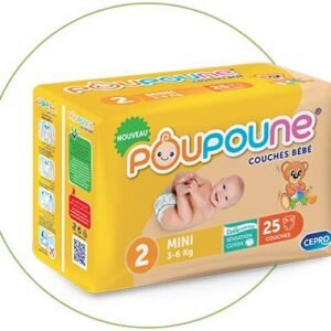 poupone n2  3-6kg (25 pièces)