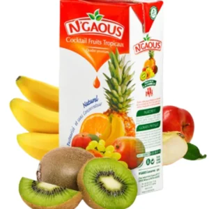 N’gaous Jus Cocktail Fruits Tropicaux 1 L