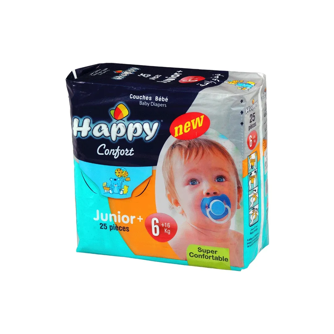 Happy Confort N6 +16 KG (25 Pièces)
