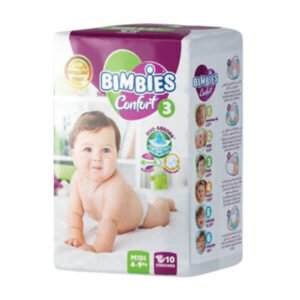 Bimbies Confort N3 4-9 KG 10 Couches
