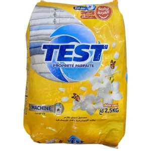 Test Propreté Parfaite Machine Fleurs Blanches 2,5 KG