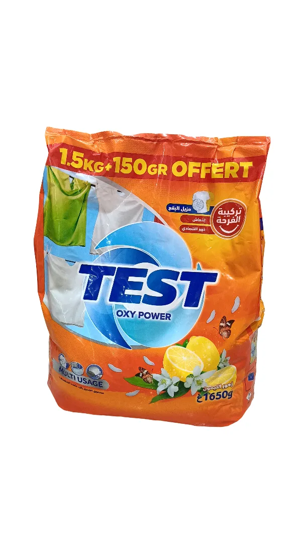 Test Oxy Power Multi Usage Fleurs Citron 1650 G