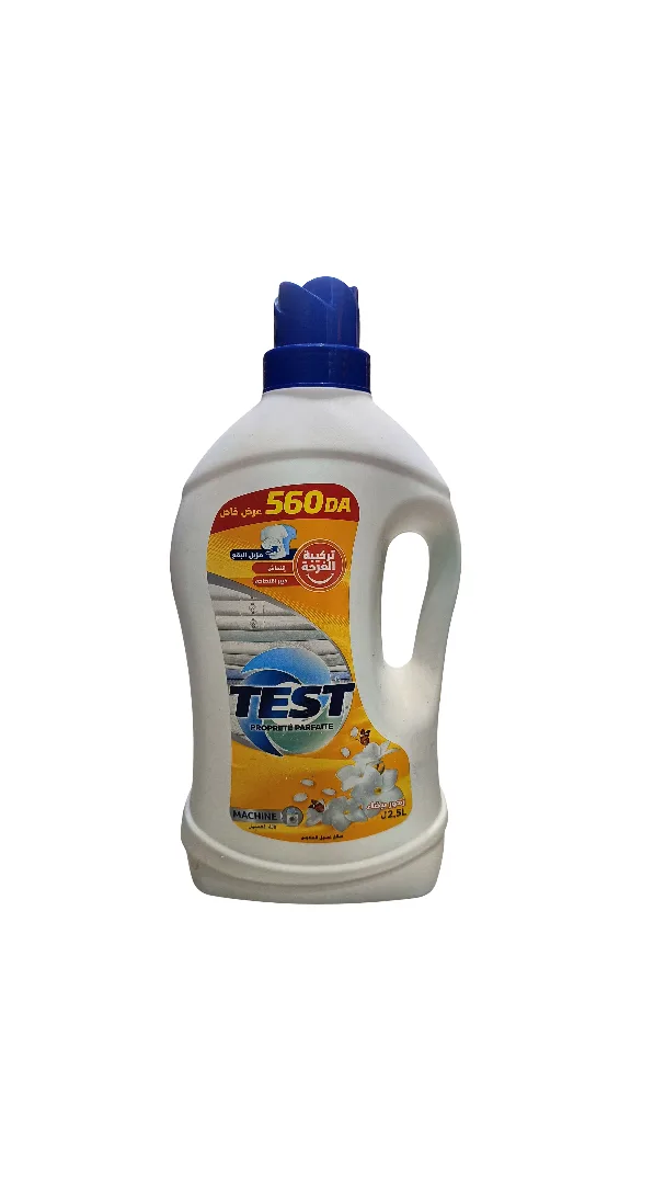 Test Propreté Parfaite Machine Fleurs Blanches 2,5 L