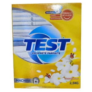 Test Propreté Parfaite Machine Fleurs Blanches 2,5 KG