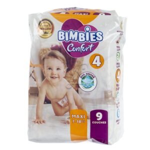 Bimbies Confort 4 7-18 kg (09 pièces)