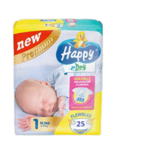 Happy Dry N1 2-5 KG (25 Pièces)