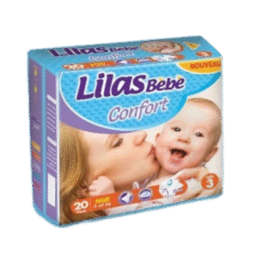 Lilas BéBé Confort N3 5-10 KG (20 Pièces)