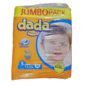 dada jumbo pack n5 12-25Kg (80 pièces)