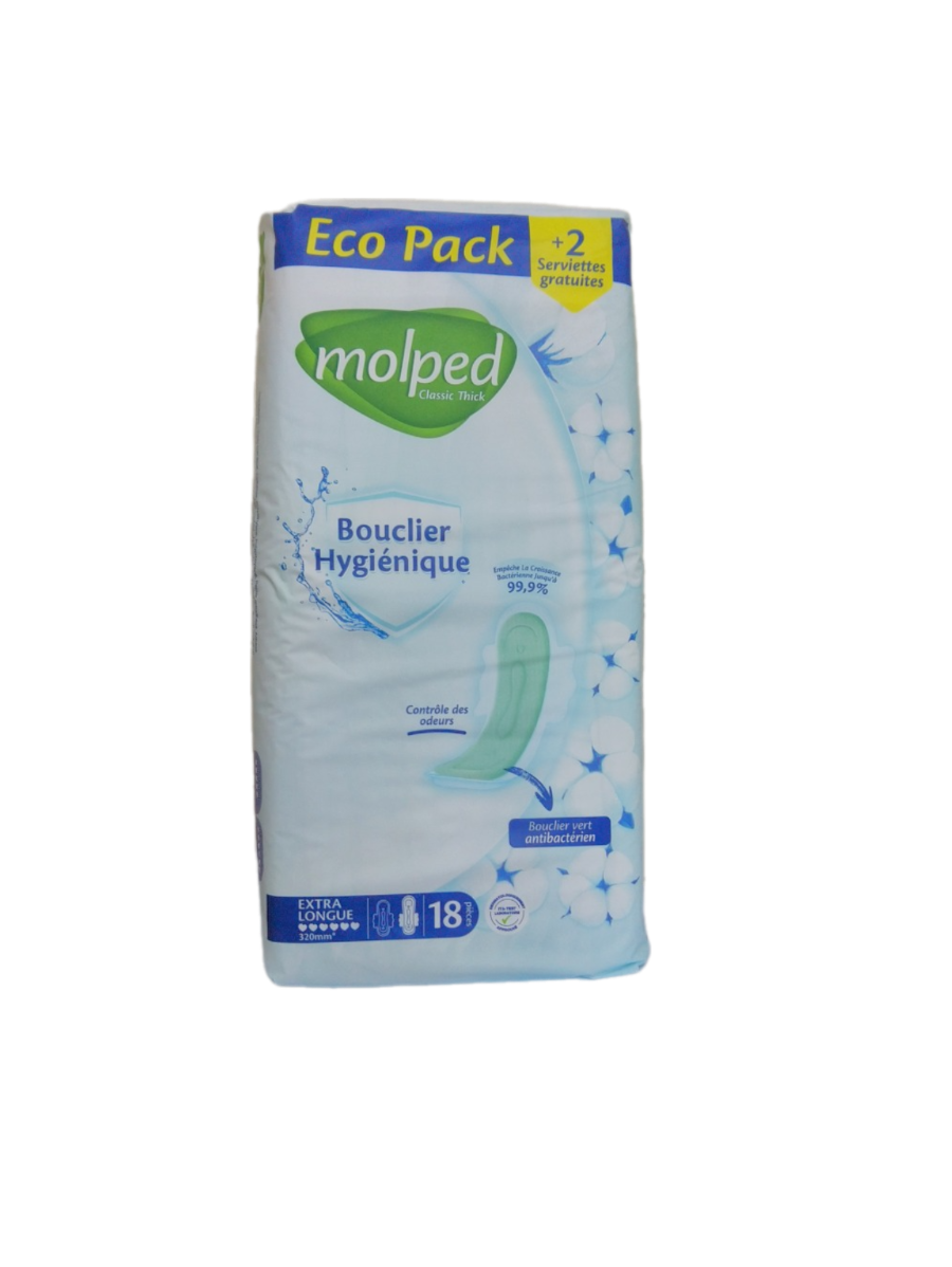 Molped Extra Longue Eco pack (18 pièces)