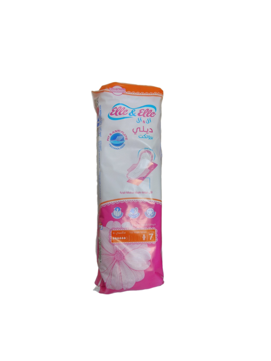 elle & elle daily protect maxi+ (7 pièces)