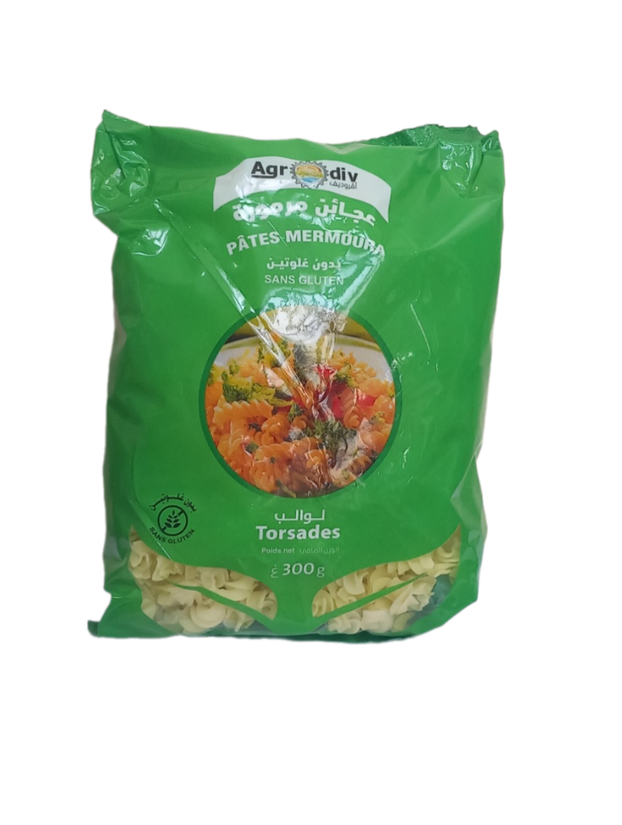 Pâtes Mermoura Torades Sans Gluten (300g)