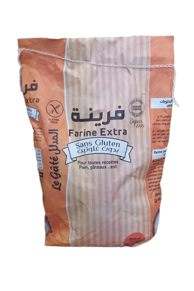 Hidhab ِFarine Extra Sans Gluten (3kg) هضاب فرينة بدون غلوتين