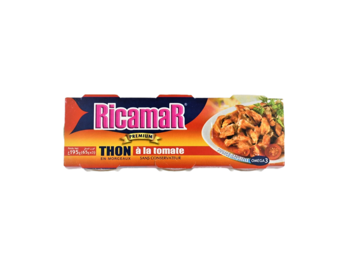 Ricamar Thon En Morceaux à La Tomate 65Gx3