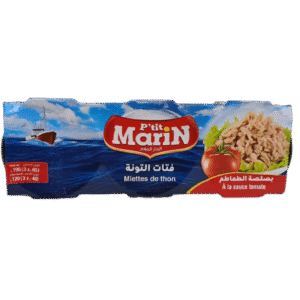 P’tit Marin Miettes De Thon à La Sauce Tomate 65Gx3