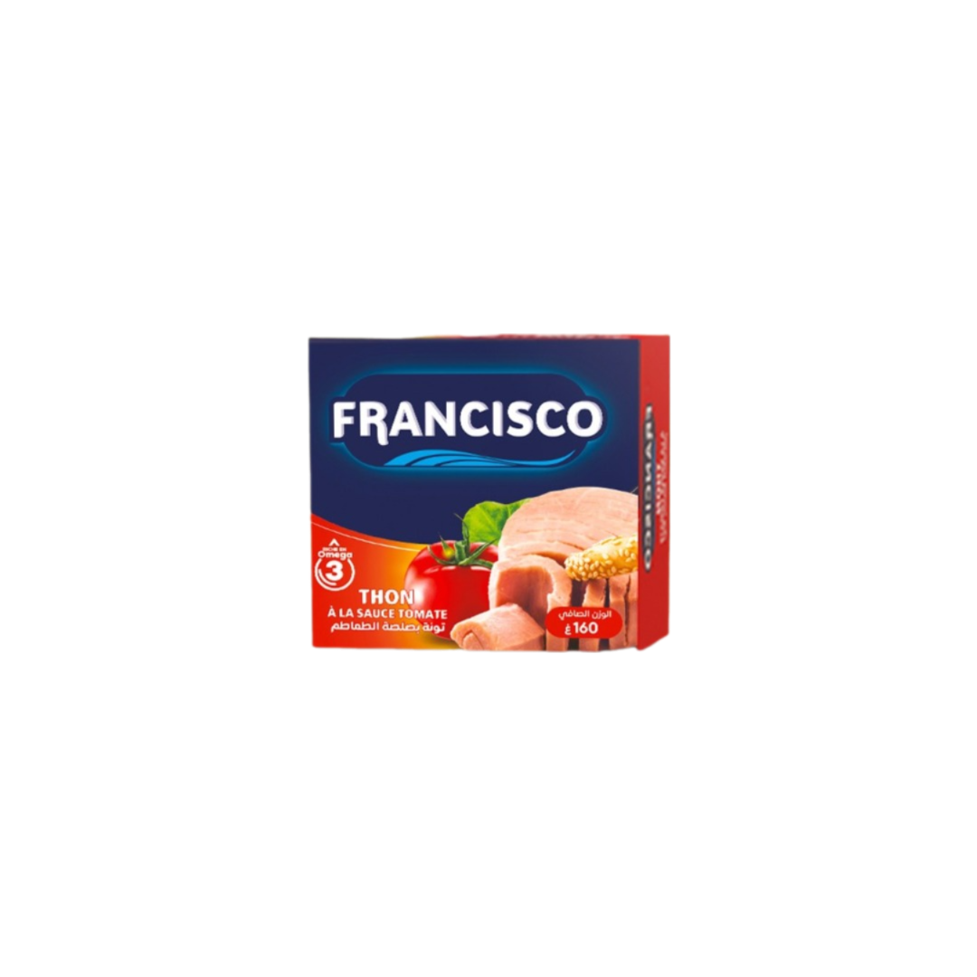 Francisco Thon à La Sauce Tomate 160 G