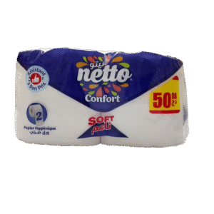 Netto Confort Papier Hygiéneque 2 Rouleaux