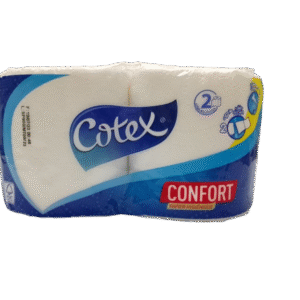 Cotex Confort Papier Hygienique 2 Rouleaux