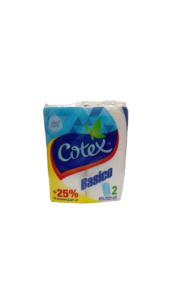 Cotex Basico Essui-Tout 2 Rouleaux
