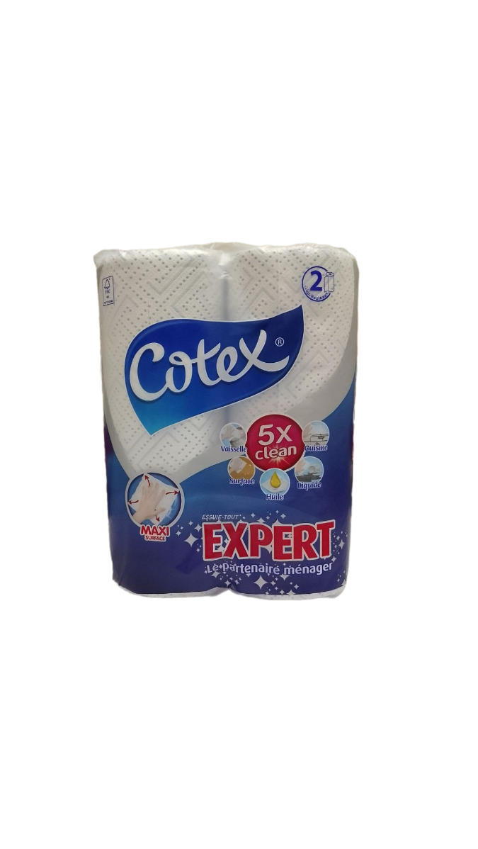 Cotex Expert Essui-Tout 2 Rouleaux