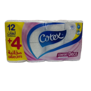 Cotex Confort D éco Papier Hygienique 16 Rouleaux