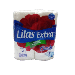 Lilas Extra Essui-Tout Classic 2 Rouleaux