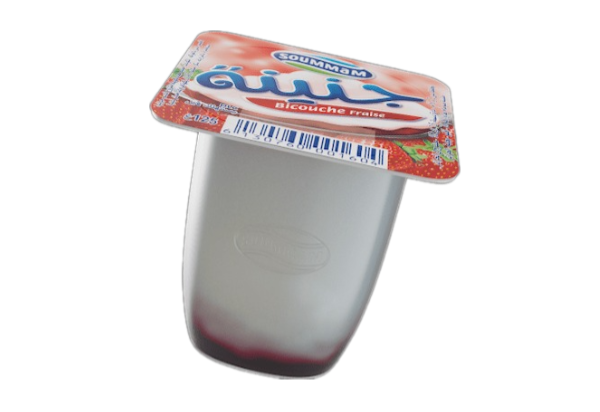 Yaourt Soummam J’nina bicouche _ Fraise 125 g