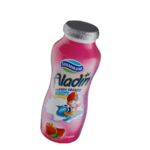 Yaourt Soummam ALADIN  À boire _ Fraise 100 g