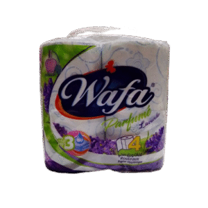 Wafa Papier Hygiénique Parfumé Lavande 4 Rouleaux