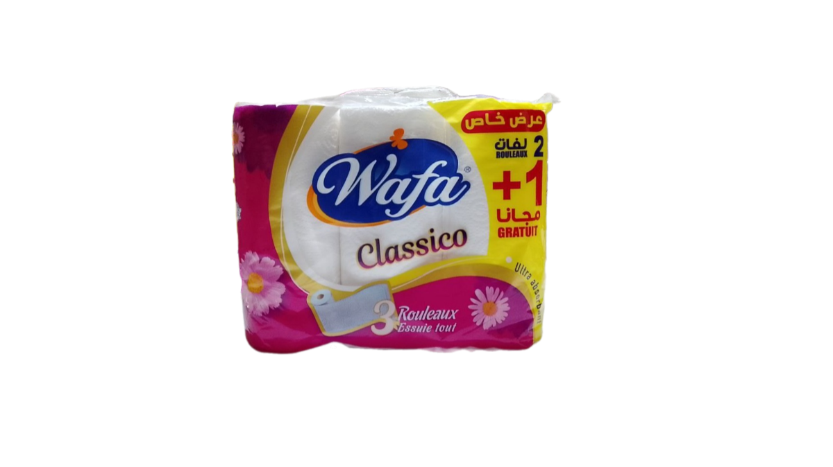 Wafa Classico Essui-Tout 3 Rouleaux