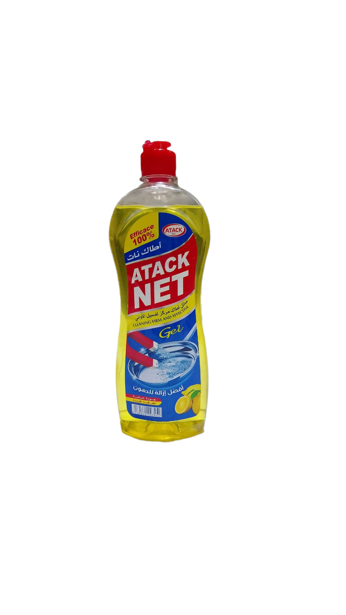 Atack Net Liquide Vaisselle Gel Citron 650 ML