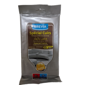 Brevia Lingettes Spécial Cuirs Perfume Miel 15 lingettes