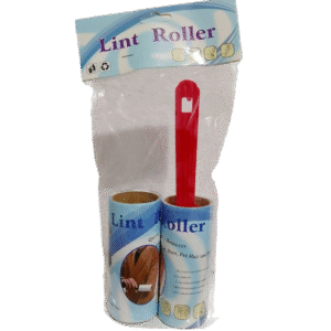 Lint roller quickly removes