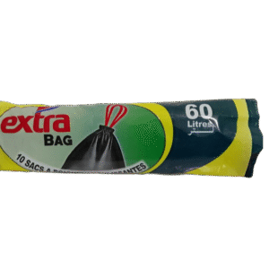 Extra bag 10sacs a poignees coulissantes 60l