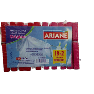 Ariane pince à linge 18+2 gratuites