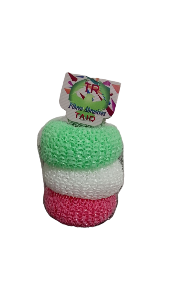 Tr fibres abrasives plastique 3pcs
