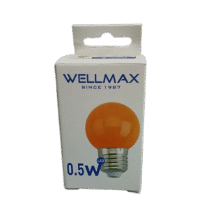 Wellmax lampe led orange 0.5w
