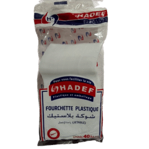 Hadef Fourchette Plastique 40 Unités
