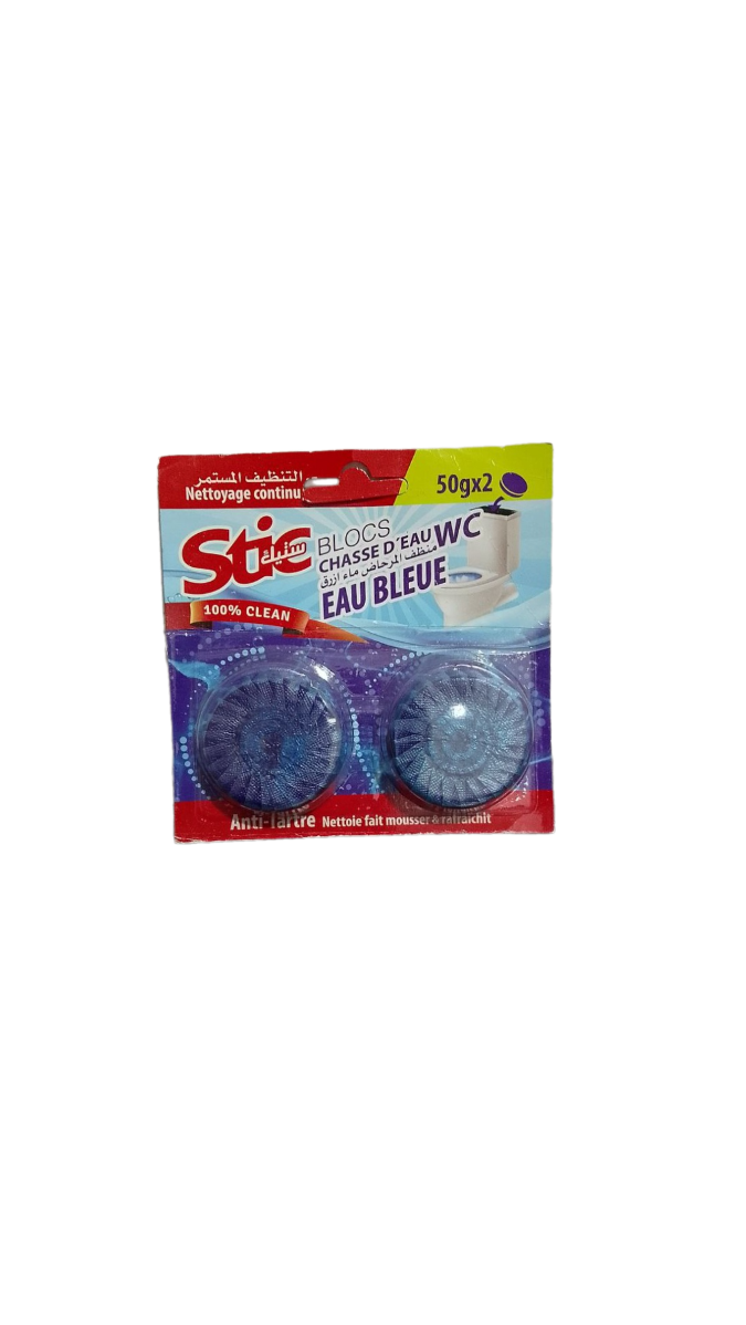 Stic blocs chasse d’eau wc 2*50g