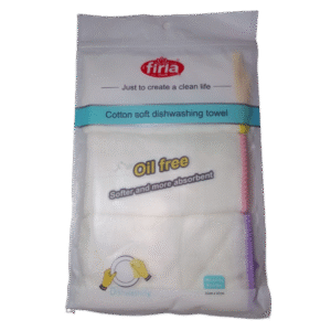FIRLA COTTON SOFT DISHWASHING TOWEL -30cm x30 cm