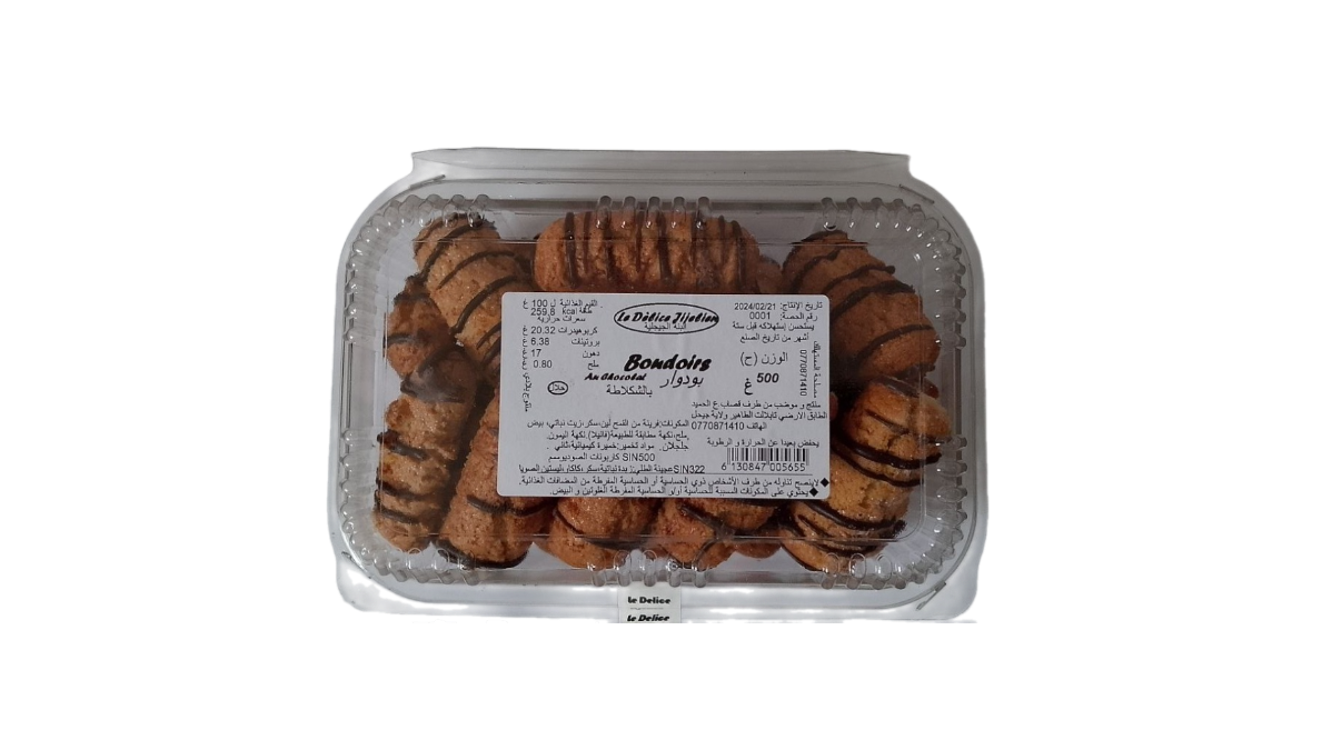 Le Délice Jijelien Boudoirs An Chocolat 500 G