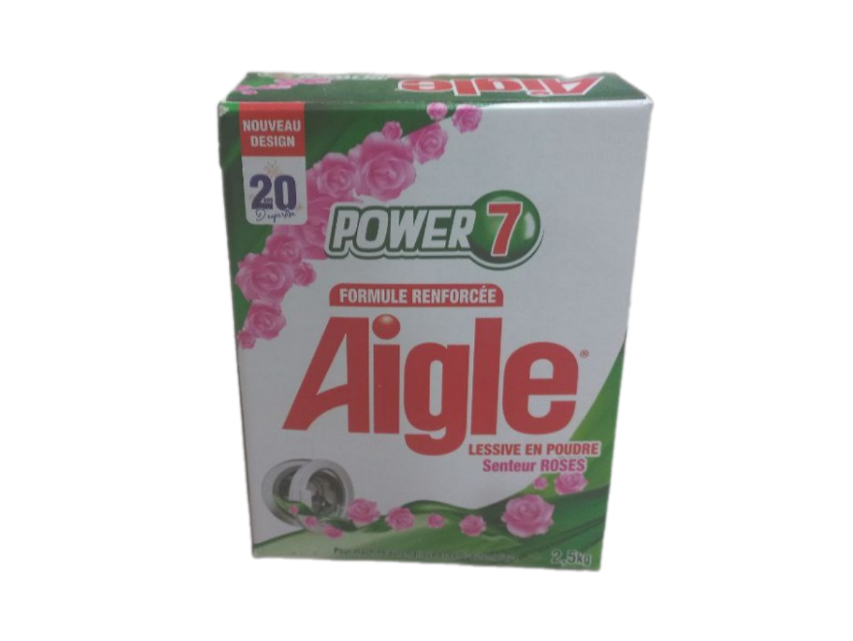 Aigle Lessive En poudre senteur roses 2.5kg