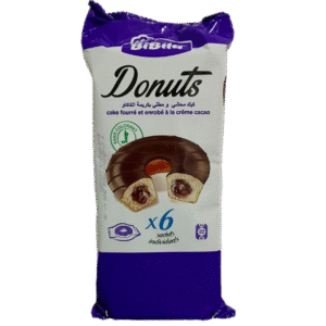 Donuts Cake Fourré Et Enrobé à La Crème Cacao 6 Sachets