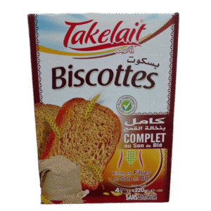 Takelait Biscottes Complet Au Son De Blé 220G