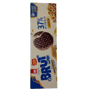 Qaada Brut Biscuit Multi Cereales Nappé Au Chocolat Au Lait 130 G