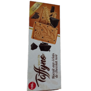 Taffyno Biscuit Aux éclats De Chocolat Noir 165 G